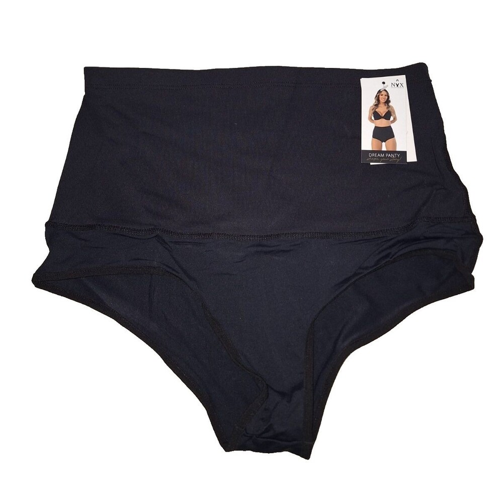 NYX Women's Dream Panty Shapewear High Rise Tummy Control XXL Black NWT
